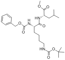 Z-lys(boc)-leu-ome Structure,37178-11-3Structure