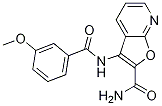 3-(3-Methoxybenzamido)furo[2,3-b]pyridine-2-carboxamide Structure,371944-46-6Structure