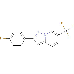 2-(4-Fluorophenyl)-6-(trifluoromethyl)pyrazolo[1,5-a]pyridine Structure,372122-55-9Structure