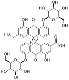 番瀉苷D結(jié)構(gòu)式_37271-17-3結(jié)構(gòu)式