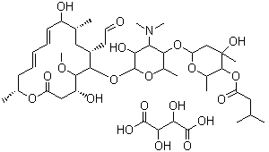 酒石酸吉他霉素結構式_37280-56-1結構式