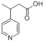 3-(Pyridin-4-yl)butanoic acid Structure,373356-33-3Structure