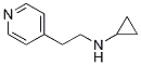 4-Pyridineethanamine,n-cyclopropyl-(9ci) Structure,373356-36-6Structure