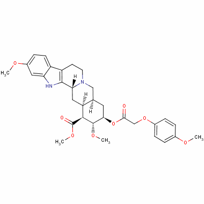 美菲血平結(jié)構(gòu)式_3735-85-1結(jié)構(gòu)式