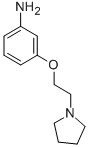 3-(2-(Pyrrolidin-1-yl)ethoxy)benzenamine Structure,373824-30-7Structure