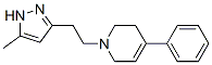 5-Methyl-3-[2-[(4-phenyl-1,2,3,6-tetrahydropyridin)-1-yl ]ethyl ]-1h-pyrazole Structure,37420-16-9Structure