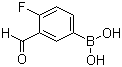 4-Fluoro-3-formylphenylboronic acid Structure,374538-01-9Structure