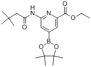 2-N-Boc-Amino-6-ethoxycarbonyl-4-boronic acid picol ester Structure,374671-12-2Structure