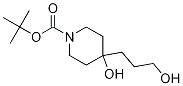 4-Hydroxy-4-(3-hydroxypropyl)-1-piperidinecarboxylic acid 1,1-dimethylethyl ester Structure,374794-88-4Structure