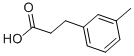 3-(3-Methylphenyl)propionicacid Structure,3751-48-2Structure