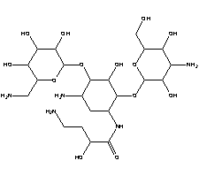 Amikacin Structure,37517-28-5Structure