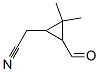 Cyclopropaneacetonitrile,3-formyl-2,2-dimethyl-(9ci) Structure,375361-54-9Structure