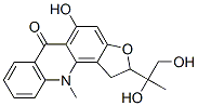 2-(1,2-Dihydroxy-1-methylethyl)-1,11-dihydro-5-hydroxy-11-methylfuro[2,3-c]acridin-6(2h)-one Structure,37551-75-0Structure