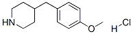 4-(4-Methoxybenzyl)piperidine hydrochloride Structure,37581-27-4Structure