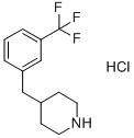 4-[[3-(Trifluoromethyl)phenyl]methyl]piperidine hydrochloride Structure,37581-29-6Structure