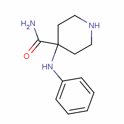 4-(Phenylamino)-4-piperidinecarboxamide Structure,37603-23-9Structure