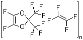 Poly[4,5-difluoro-2,2-bis(trifluoromethyl)-1,3-dioxole-co-tetrafluoroethylene] Structure,37626-13-4Structure