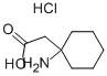 2-(1-Aminocyclohexyl)acetic acid hydrochloride Structure,37631-99-5Structure