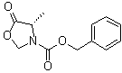 Benzyl (4s)-4-methyl-5-oxo-1,3-oxazolidine-3-carboxylate Structure,37661-60-2Structure