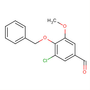 4-(Benzyloxy)-3-chloro-5-methoxybenzaldehyde Structure,37687-67-5Structure