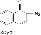 2-Diazo-1-naphthol-5-sulfonyl chloride Structure,3770-97-6Structure