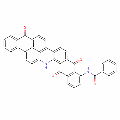 N-(5,10,15,16-tetrahydro-5,10,15-trioxoanthra(2,1,9-mna)naphth(2,3-h)acridin-11-yl)-benzamide Structure,3772-98-3Structure