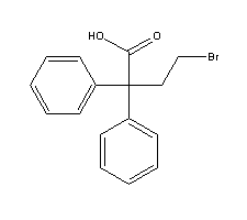 4-Bromo-2,2-diphenylbutyric acid Structure,37742-98-6Structure