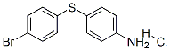 4-[(4-Bromophenyl)thio]aniline hydrochloride Structure,37750-33-7Structure