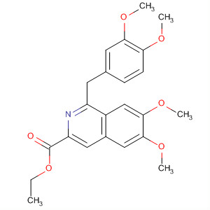 1-(3,4-Dimethoxybenzyl)-3-ethoxycarbonyl-6,7-dimethoxyisoquinoline Structure,377733-24-9Structure