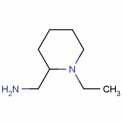 (1-乙基哌啶-2-基)甲基胺結(jié)構(gòu)式_37782-46-0結(jié)構(gòu)式