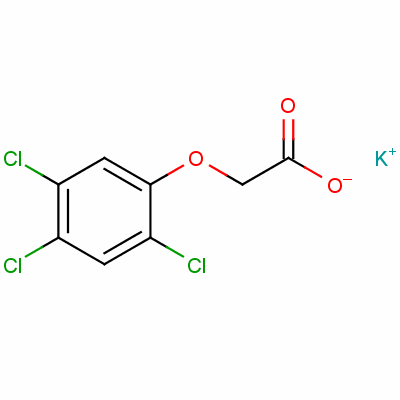 2,4,5-三氯苯氧基乙酸鉀結(jié)構(gòu)式_37785-57-2結(jié)構(gòu)式