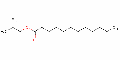 十二烷酸異丁酯結(jié)構(gòu)式_37811-72-6結(jié)構(gòu)式