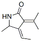 2-Pyrrolidinone,4-ethylidene-5-methyl-3-(1-methylethylidene)-,(e)-(9ci) Structure,37817-45-1Structure