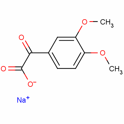 3,4-二甲氧基苯基乙醛酸鈉結(jié)構(gòu)式_37891-88-6結(jié)構(gòu)式