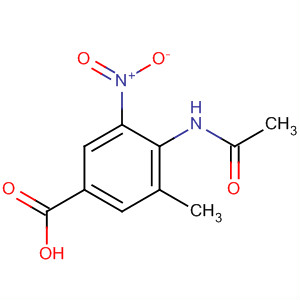 4-(Acetylamino)-3-methyl-5-nitrobenzoic acid Structure,37901-93-2Structure