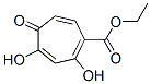 Ethyl 2,4-dihydroxy-5-oxo-1,3,6-cycloheptatriene-1-carboxylate Structure,379216-04-3Structure