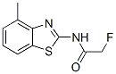 Acetamide, 2-fluoro-n-(4-methyl-2-benzothiazolyl)-(9ci) Structure,37968-16-4Structure