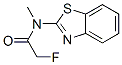 Acetamide, n-2-benzothiazolyl-2-fluoro-n-methyl-(9ci) Structure,37968-20-0Structure