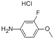 3-Fluoro-4-methoxyaniline hydrochloride Structure,3803-20-1Structure