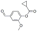 4-Formyl-2-methoxyphenyl cyclopropanecarboxylate Structure,380336-99-2Structure