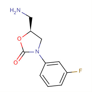 (S)-5-(氨基甲基)-3-(3-氟苯基)噁唑啉-2-酮結(jié)構(gòu)式_380380-56-3結(jié)構(gòu)式