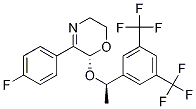 (2R)-2-[(1R)-1-[3,5-雙(三氟甲基)苯基]乙氧基]-3-(4-氟苯基)-5,6-二氫-2H-1,4-噁嗪結(jié)構(gòu)式_380499-07-0結(jié)構(gòu)式