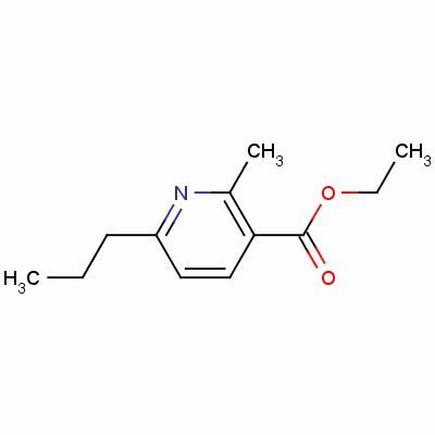 2-甲基-6-丙基煙酸乙酯結(jié)構(gòu)式_38059-43-7結(jié)構(gòu)式