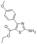 Ethyl 2-amino-4-(4-methoxyphenyl)thiazole-5-carboxylate Structure,380626-32-4Structure