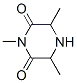 2,6-Piperazinedione,1,3,5-trimethyl- Structure,38074-35-0Structure