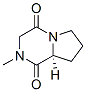 Pyrrolo[1,2-a]pyrazine-1,4-dione, hexahydro-2-methyl-, (s)- (9ci) Structure,38074-80-5Structure