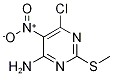 6-Chloro-2-(methylthio)-5-nitropyrimidin-4-amine Structure,38136-96-8Structure