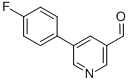 5-(4-Fluorophenyl)-3-pyridinecarboxaldehyde Structure,381684-96-4Structure