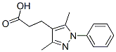 3-(3,5-Dimethyl-1-phenyl-1H-pyrazol-4-yl)-propionic acid Structure,381697-36-5Structure