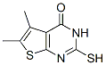 2-Mercapto-5,6-dimethylthieno[2,3-d]pyrimidin-4(3h)-one Structure,38201-64-8Structure